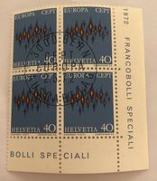 CH 4 er Block mit Vollstempel   