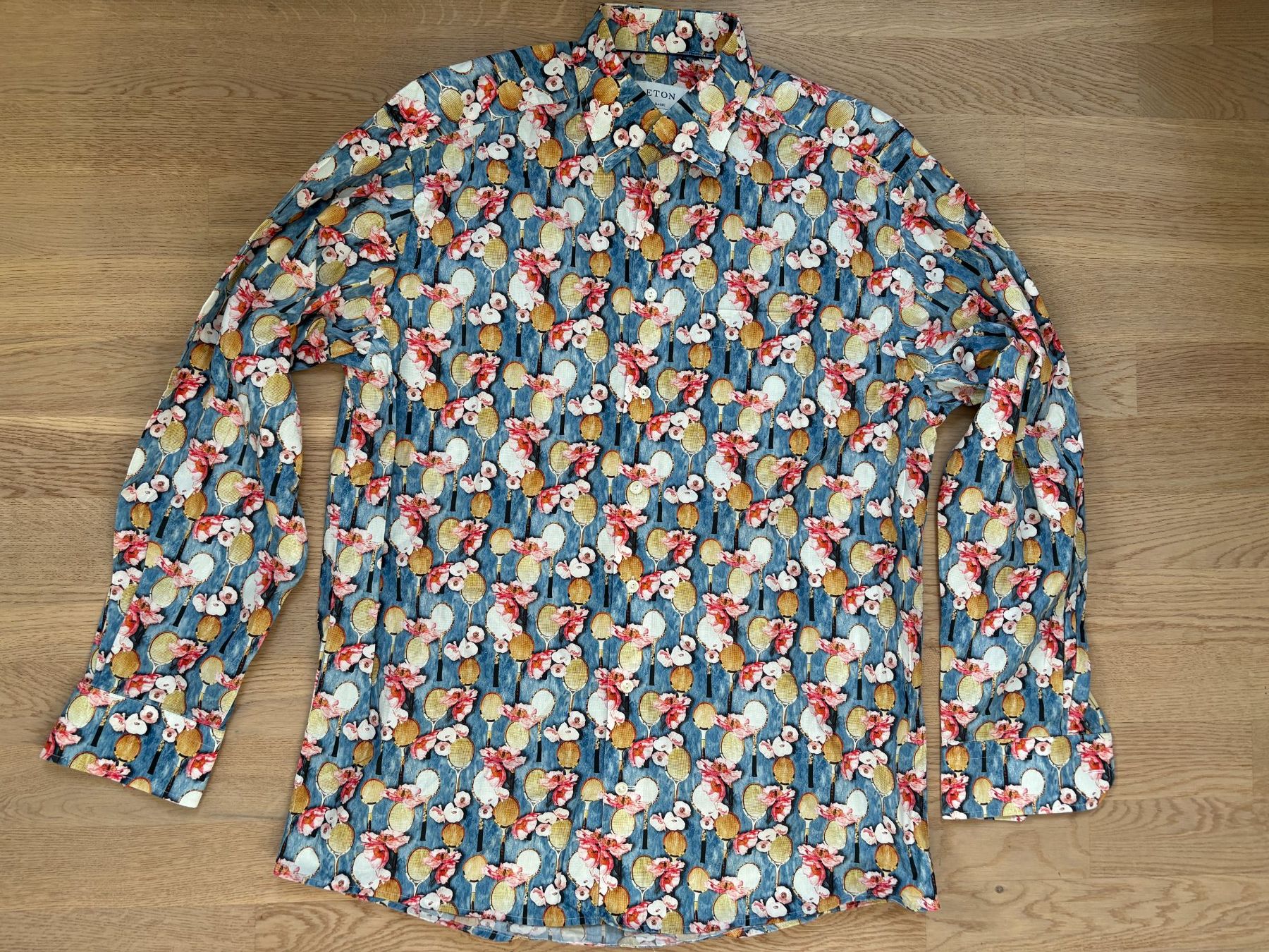Camicie: Eton Tennis Print Hemd – Usato da Elgg venduto da Jo_Naj 1