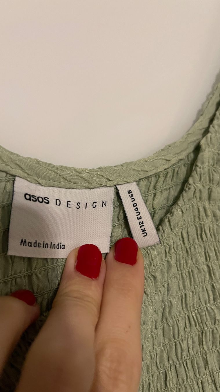 Asos Kleider: Sommerkleid Grün von ASOS – Neu (gemäss Beschreibung) aus Lausen von sim_hgp6 1