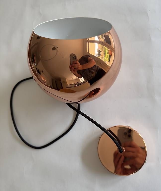 Lampade: 3 Lampen, Kupfer, D: ca. 19cm – Usato da Gwatt (Thun) venduto da Drphil 1