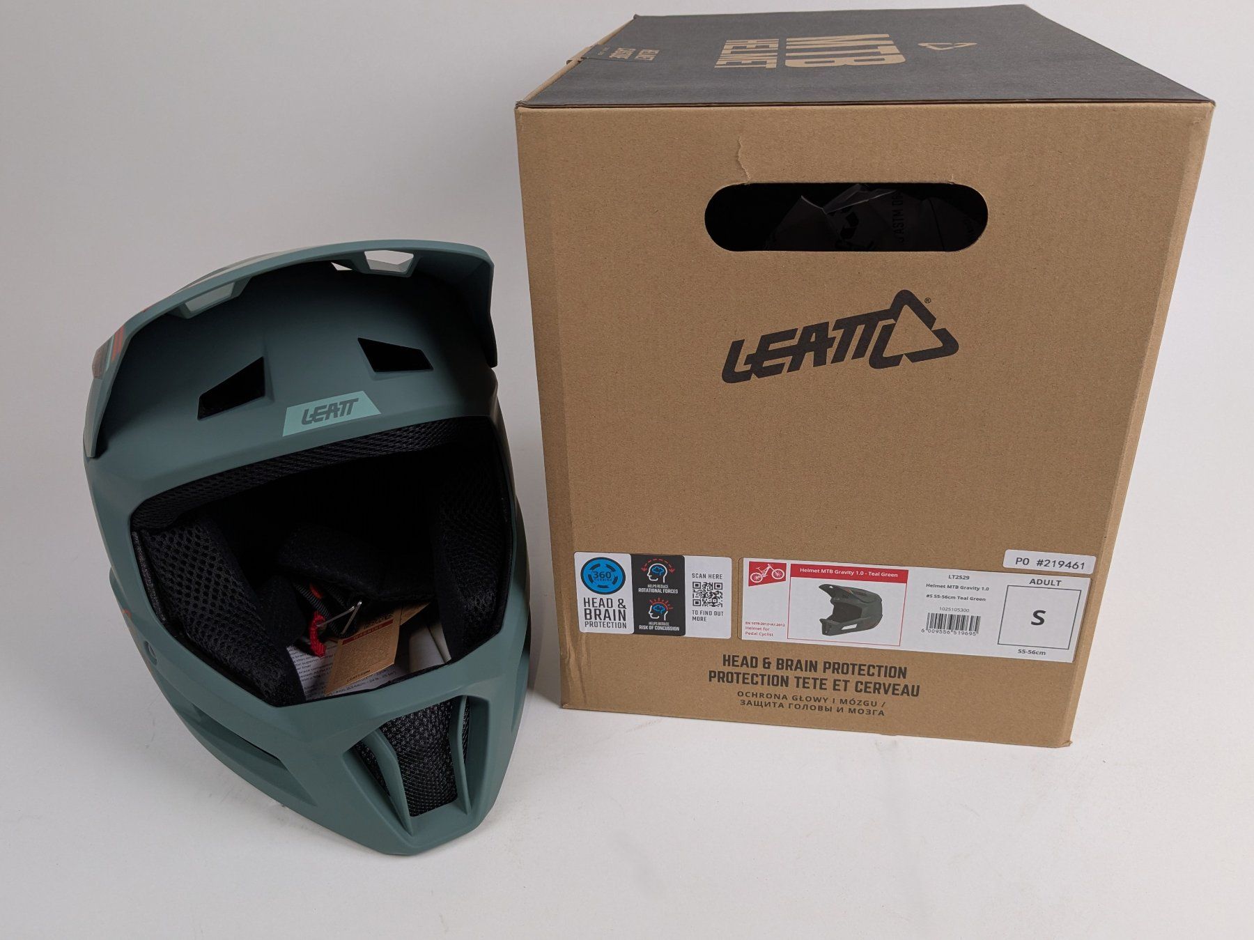 Leatt Caschi: LEATT MTB-Velohelm Gravity 1.0 – Nuovo (secondo la descrizione) da Dintikon venduto da Restwert_Dintikon