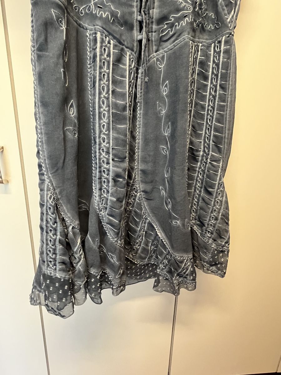 Vestiti: Kleid von Tesini, Grösse 46, blau – Nuovo (secondo la descrizione) da Stans venduto da woodpony01 4