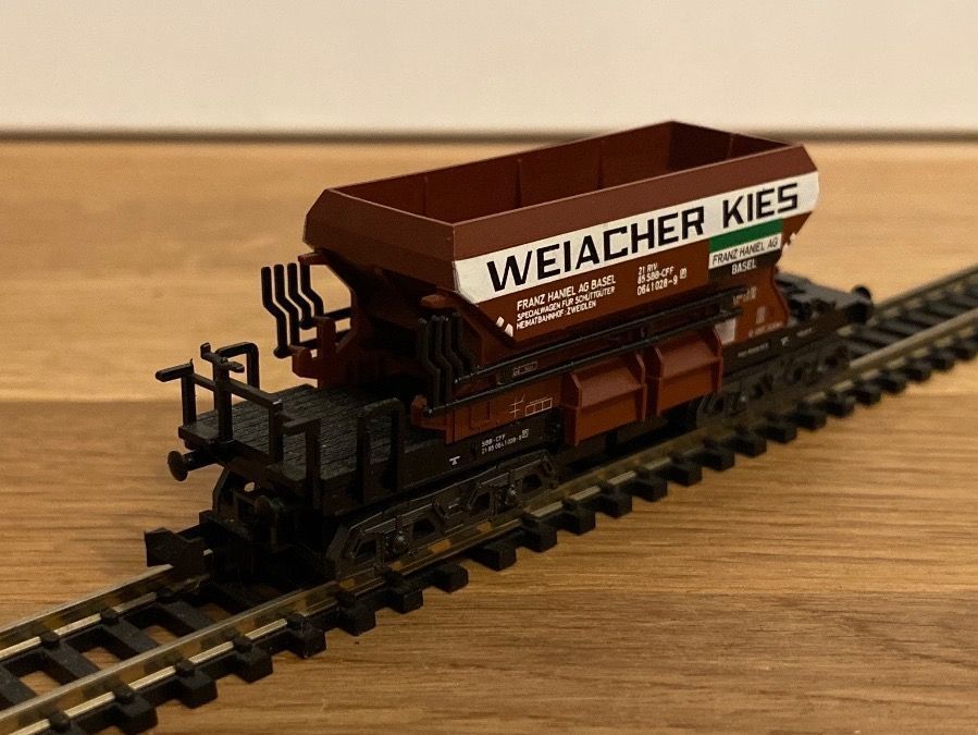 Trix Modellini di ferrovie: Minitrix 13294 Güterwagen "Weiacher Kies" – Nuovo (secondo la descrizione) da Schlierbach venduto da Look8 2