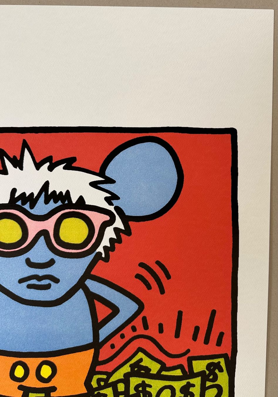 Gemälde: Keith Haring: Andy Mouse, POP Art 10/150 – Neu (gemäss Beschreibung) aus Meilen von Smgdesign 4