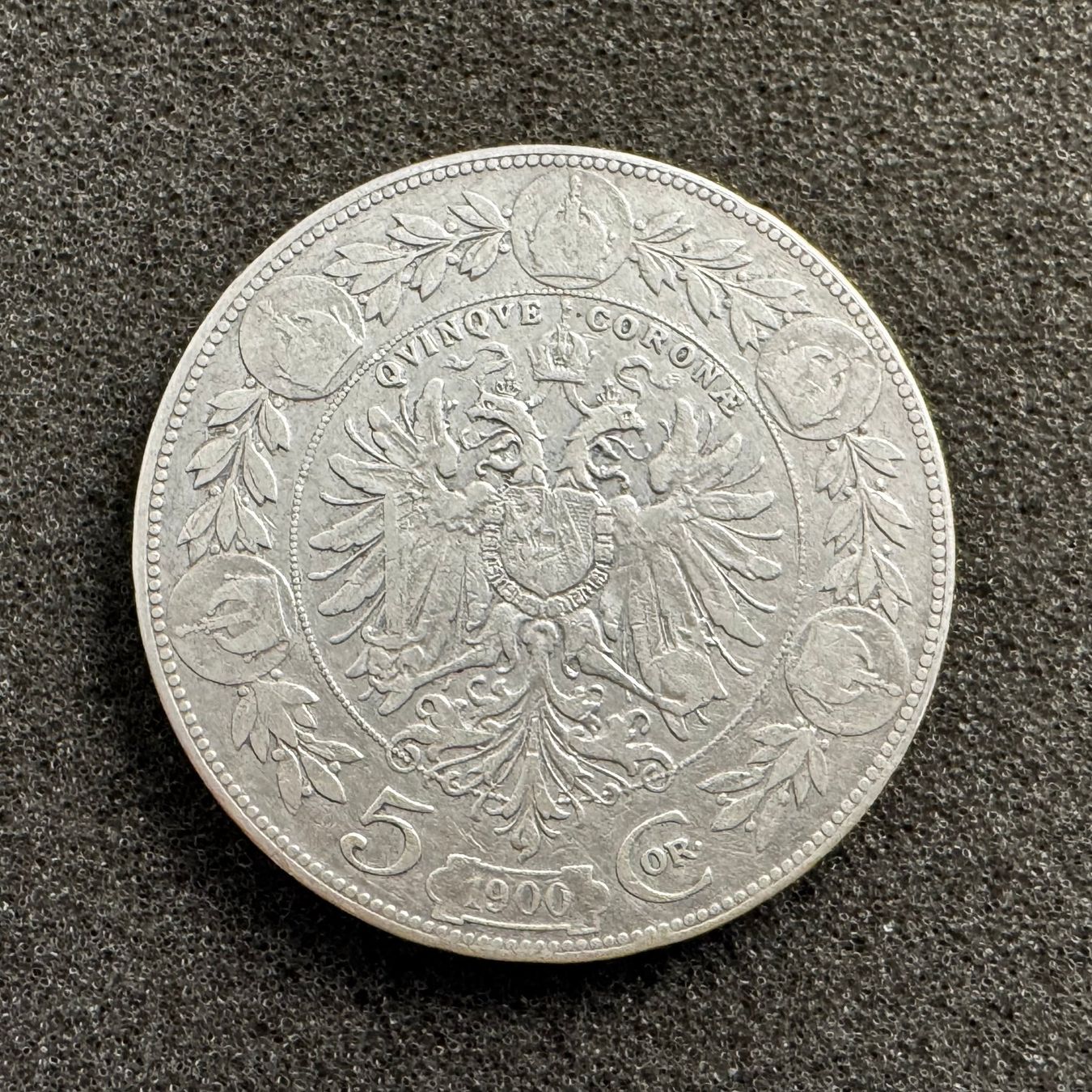 Tutti le monete: 5 Kronen Silber Österreich 1900 – Usato da Reitnau venduto da tb-muenzen 1