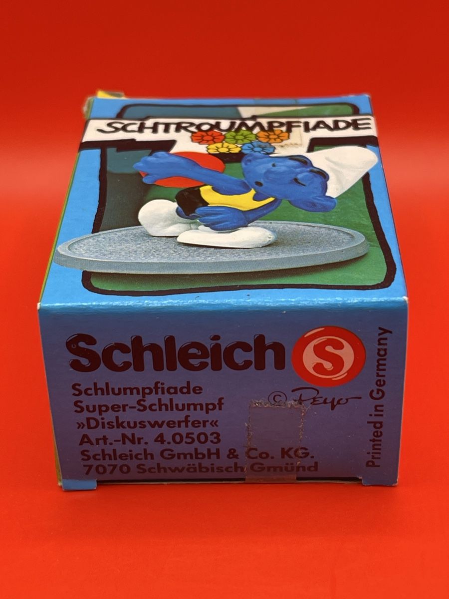 Schleich Figuren: Schleich 40503 Superschlumpf Diskuswerfer – Gebraucht aus Nunningen von HTH70 2