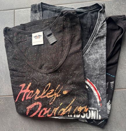 3 Harley-Davidson T-Shirts Grösse L gebraucht Zustand