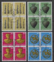 1972 Nr. B154-B157 PP Archäologische Funde ET