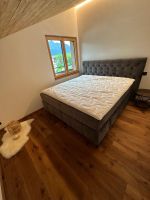 Boxspringbett grau