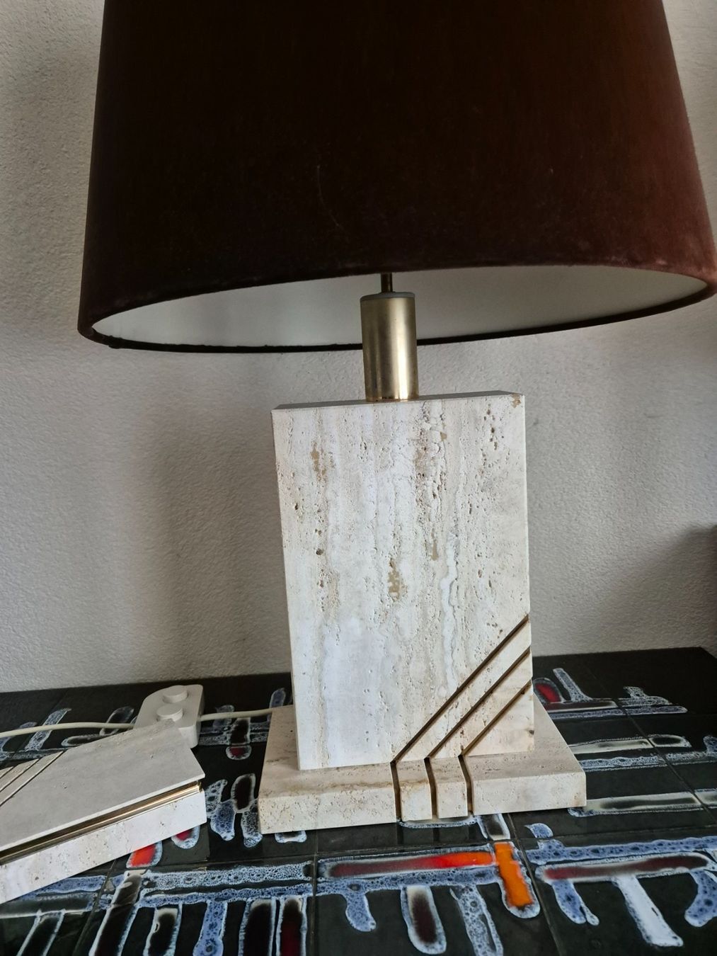 Lampen: Lampe en Travertin ancienne – Gebraucht aus Fully von tameab 1