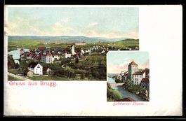 Brugg, Schwarzer Thurm, Gesamtansicht au