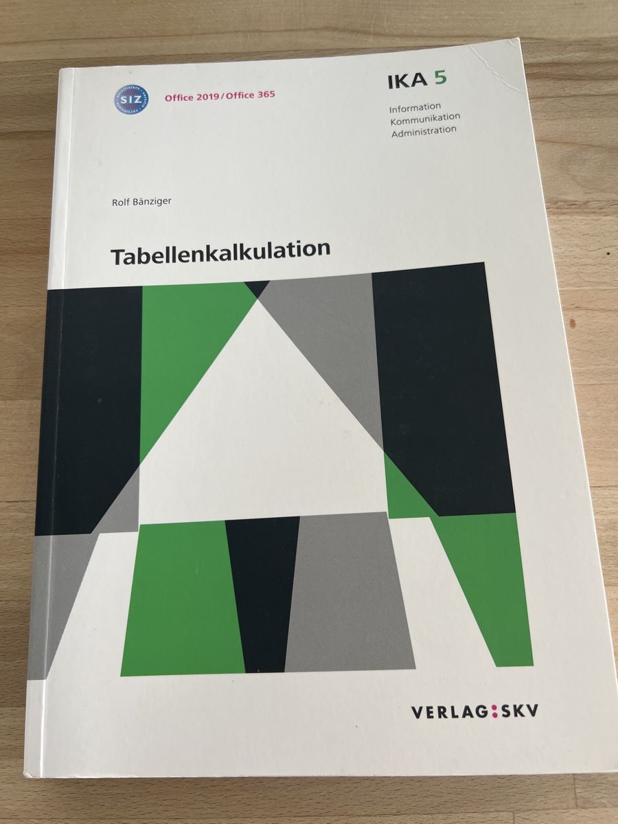 Libri: Lehrbuch IKA 5 Tabellenkalkulation, 7. Auflage – Nuovo (secondo la descrizione) da Bellmund venduto da been.mlr
