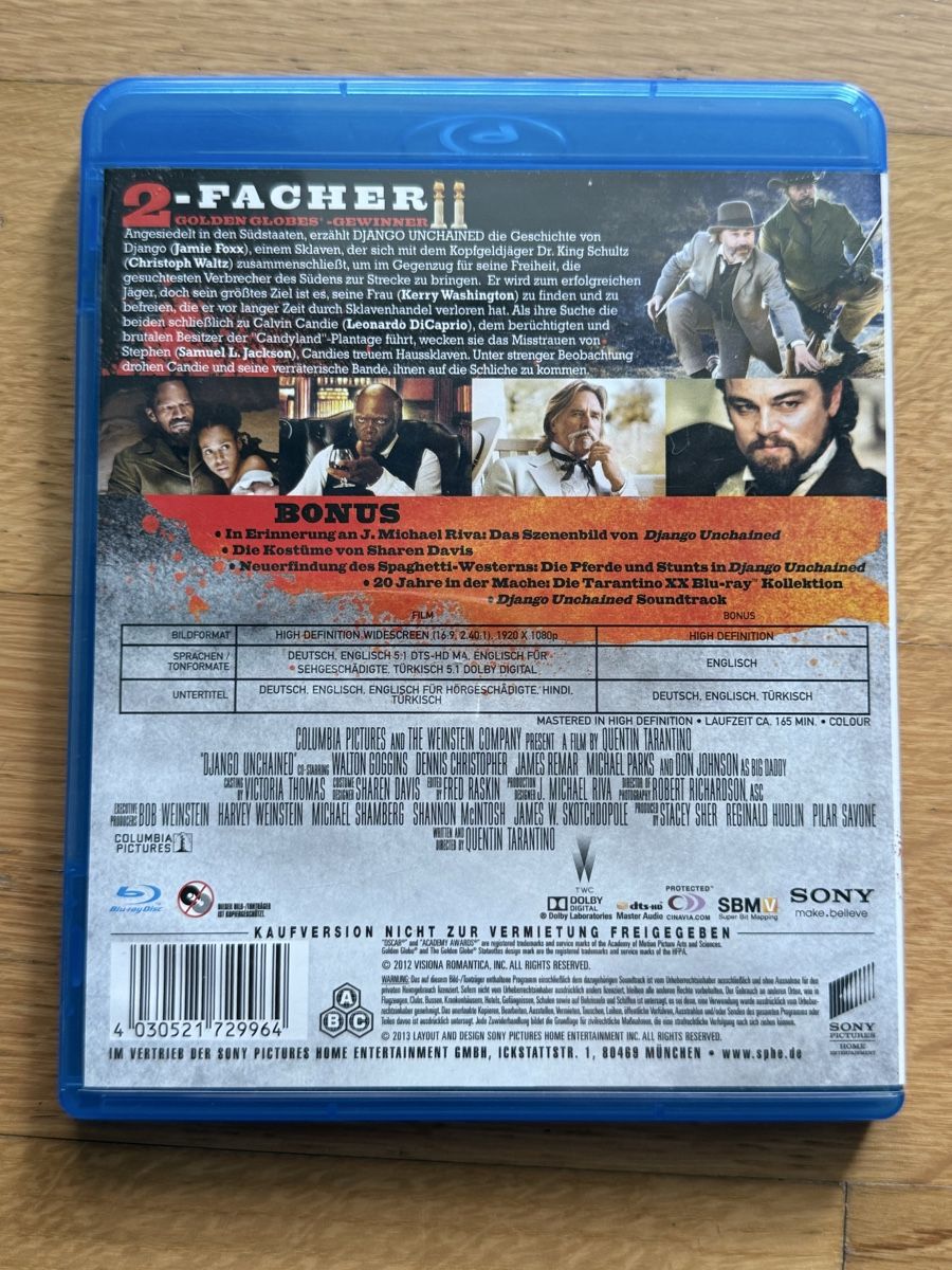 Alle DVDs: Django Unchained - Blu-ray – Gebraucht aus Kölliken von nerdorado 1