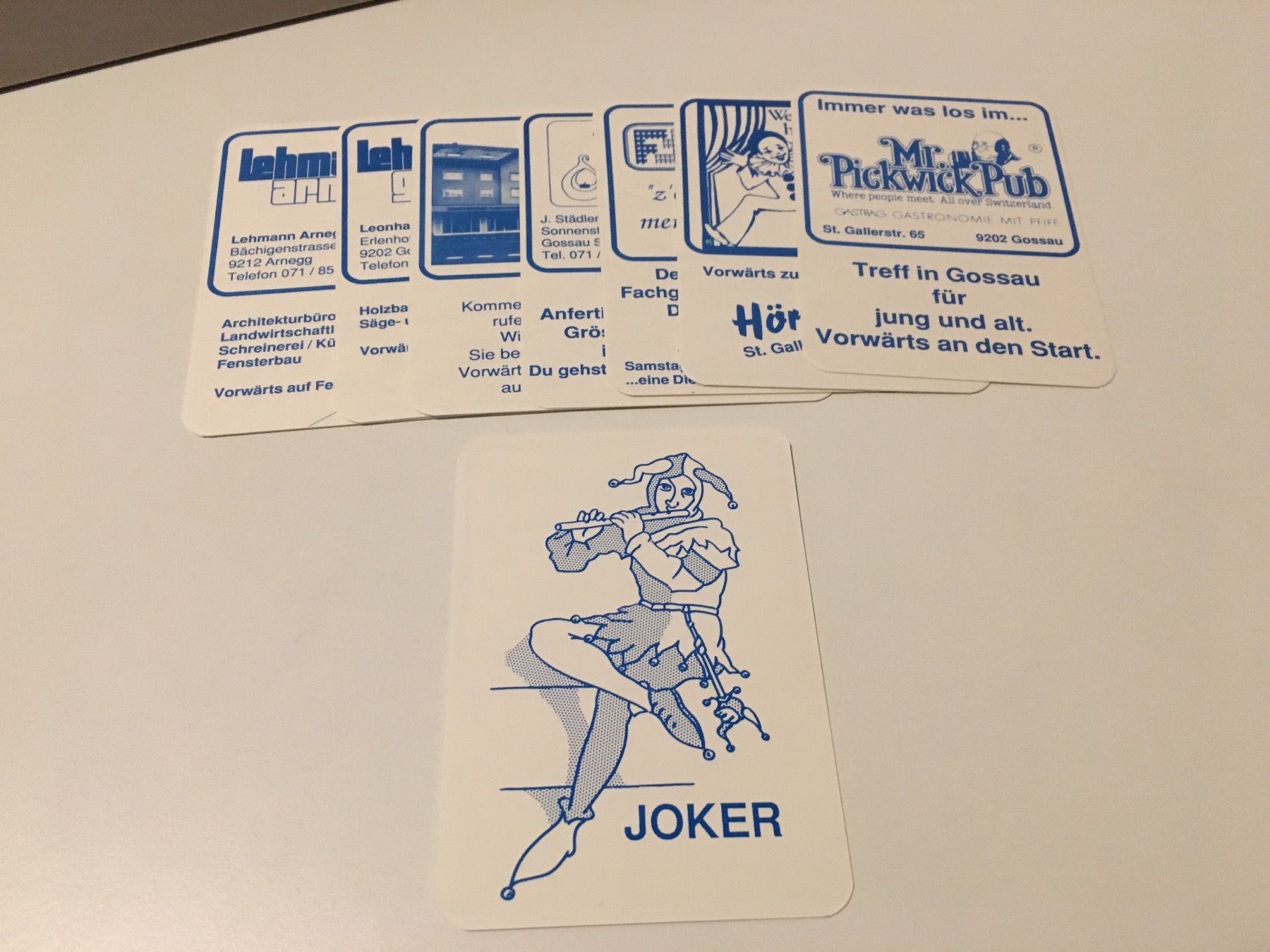 Spiele: Gossauer - Spiel - Copyright by Werbeagentur Engeli, Horn – Gebraucht aus Andwil SG von Rainboli 9