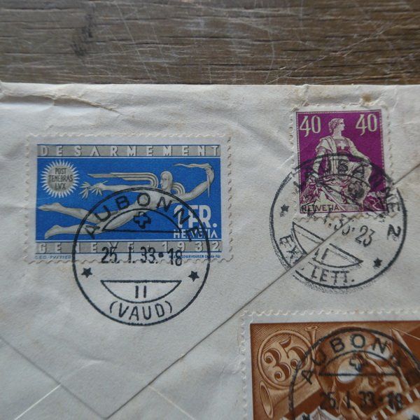 Tutti i francobolli: 1919 / TOP - Flugpost - Beleg mit F 2 – Usato da Egliswil venduto da Trens01 1