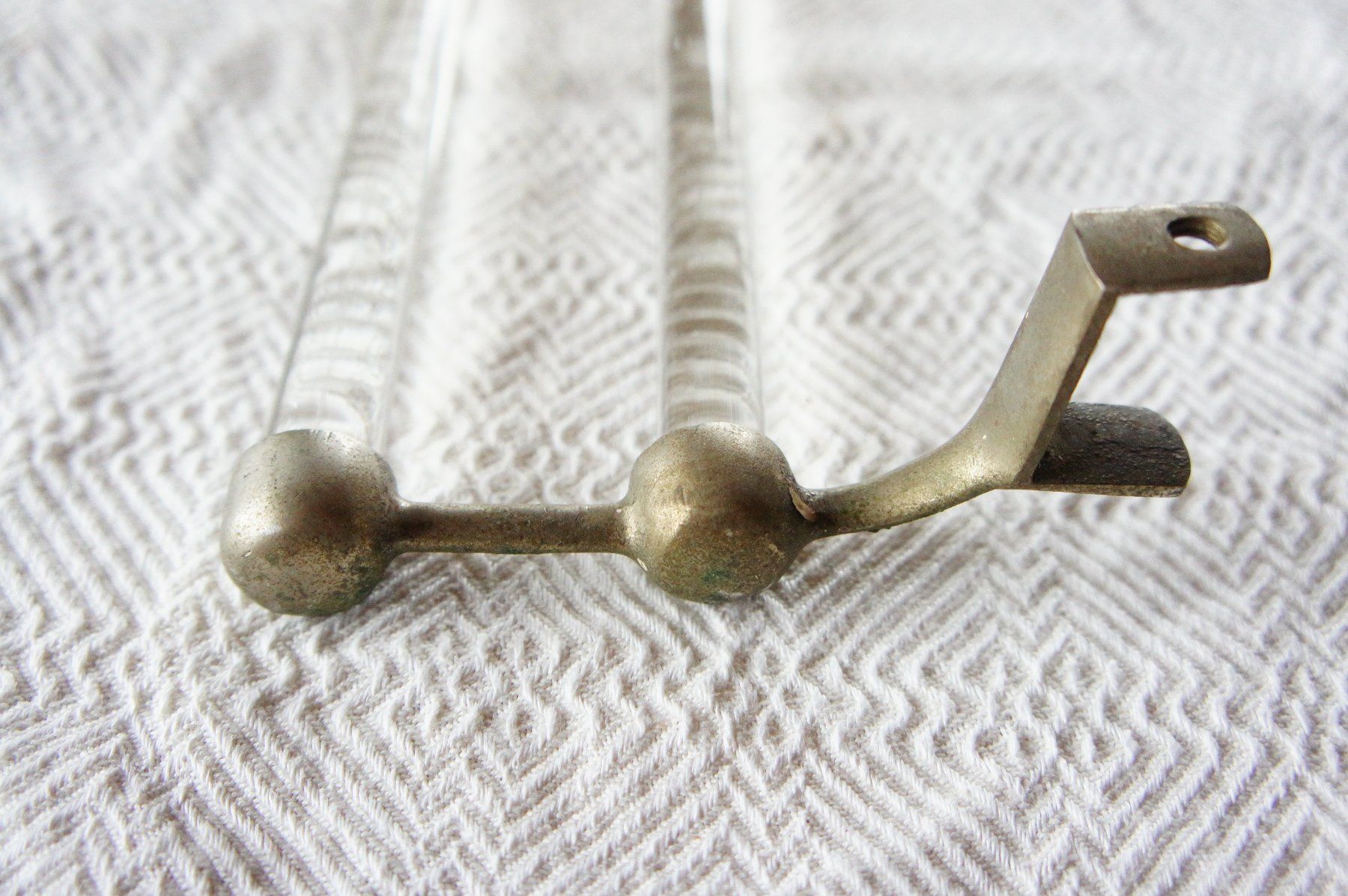 Portasciugamani: Vintage Handtuchhalter Glas Messing Art Deco – Usato da Ins venduto da Baj 7