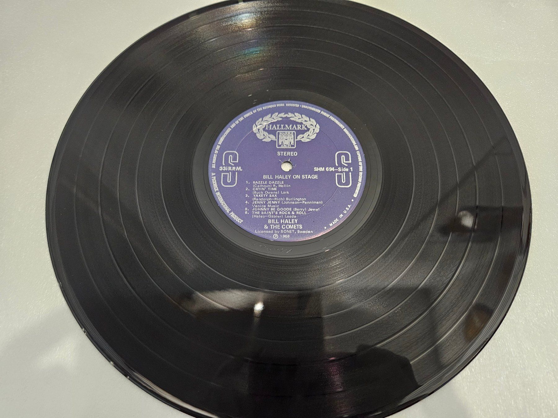 Dischi in vinile: Bill Haley And The Comets – Bill Haley On Stage – Usato da Uster venduto da Vinyl-Leidenschaft 2