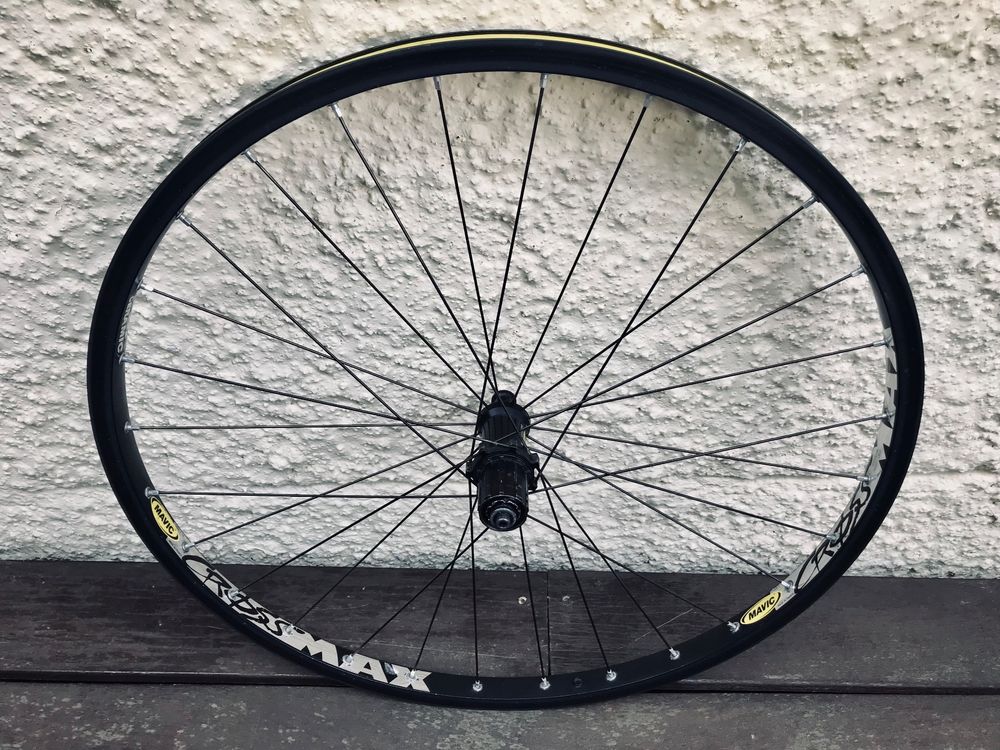 Roue arrière Mavic 196- 36 rayons - Moyeu Shimano RX100 - Cassette 7 Speed Shimano 14-26 - 700 C (🇫🇷) - Équipements vélos