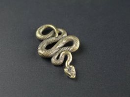 Amulett/Anhänger  Schlange (Bronze)