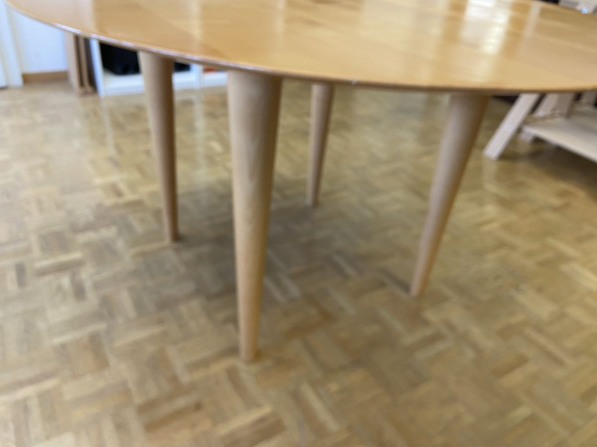 Tische: Ovaler Holztisch  – Gebraucht aus Niederhasli von Fundus64 1