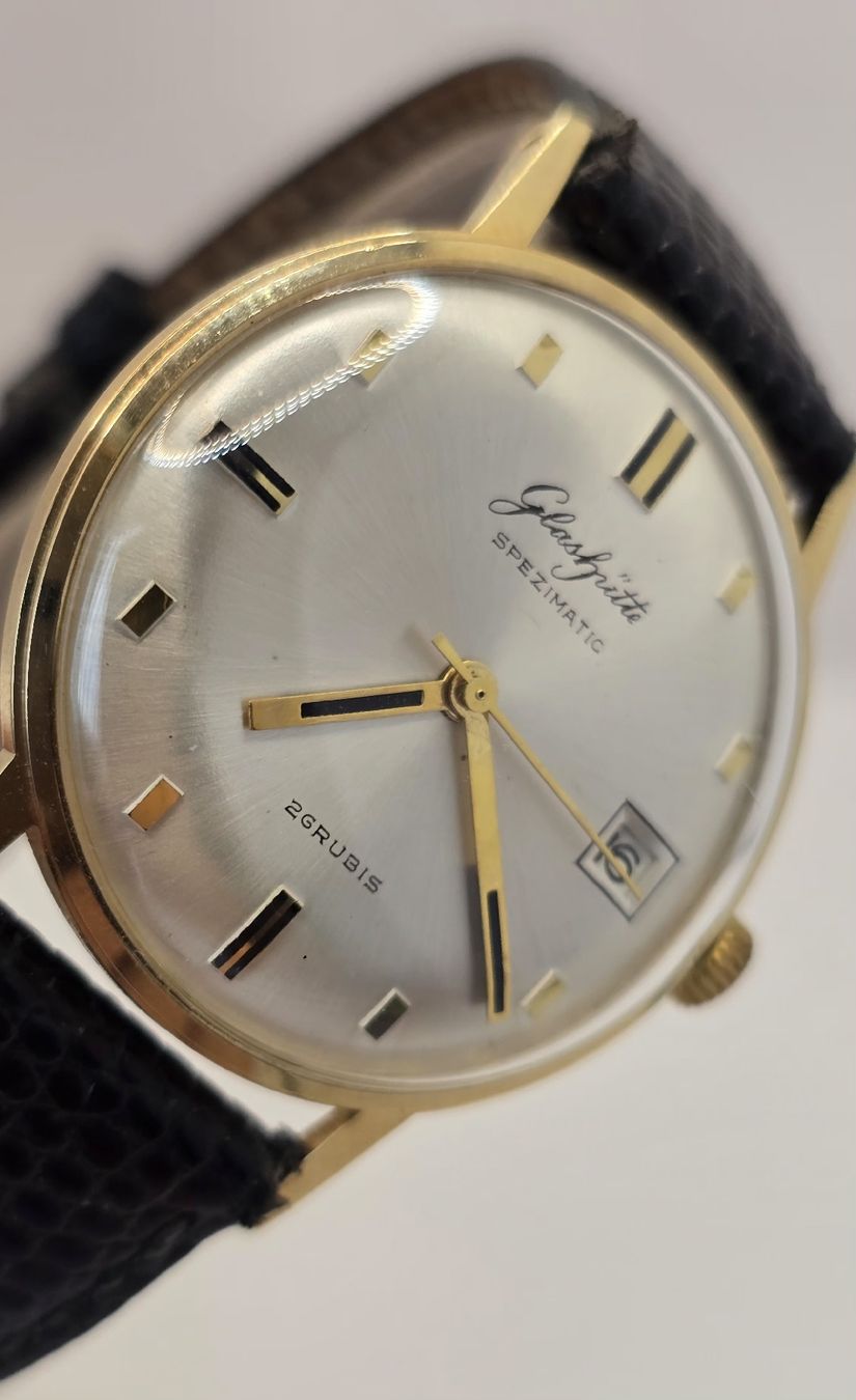 Glashütte Orologi: Glashütte Spezimatic Hand-wind Date 34,3mm – Usato da Minusio venduto da AGSuhren 3