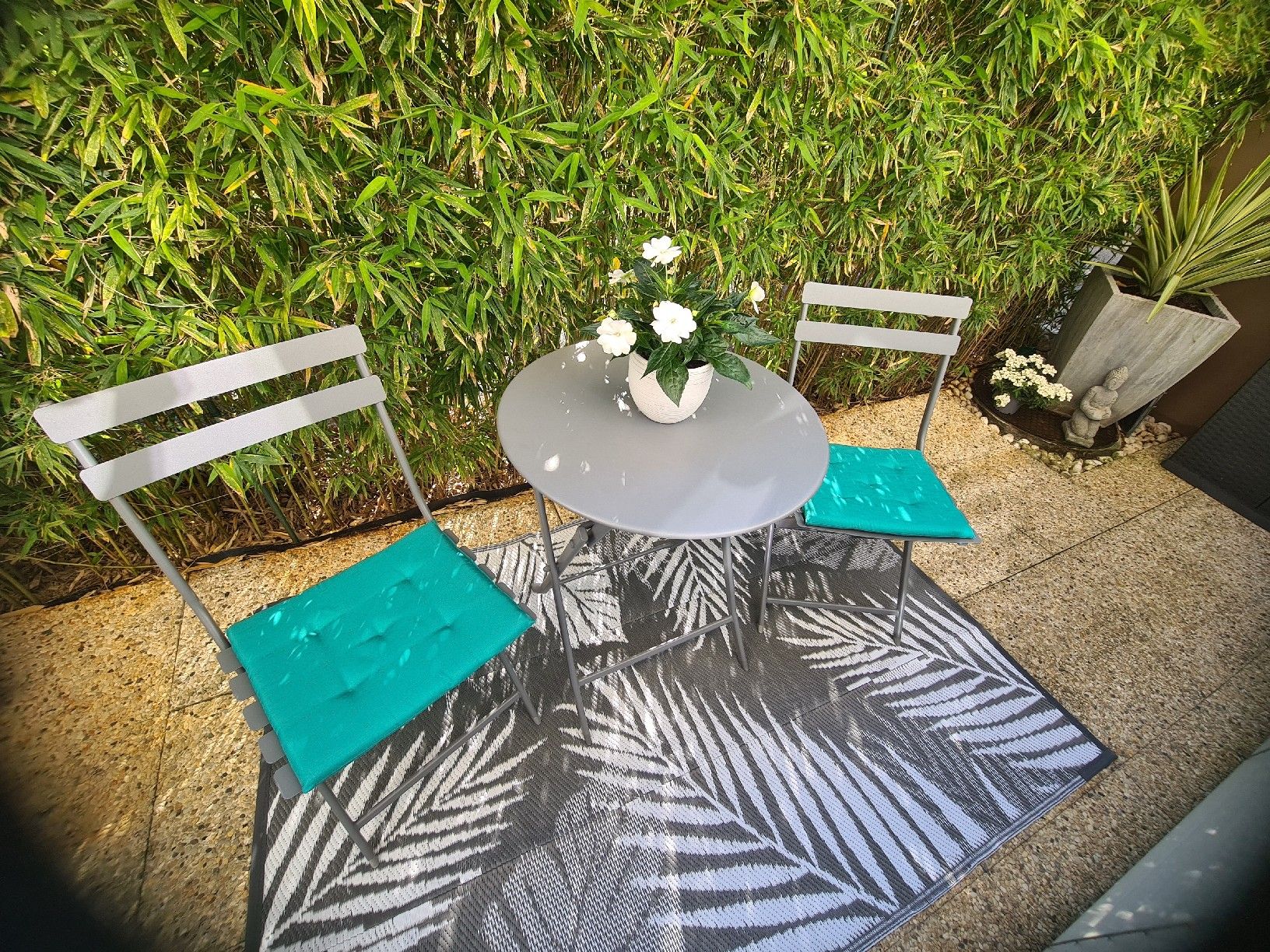 Set di tavolo e panche: (ENSEMBLE/QUALITÉ) "Hespéride" Table+2 chaises+2 coussins – Usato da Etoy venduto da MyStyleMyMode 8