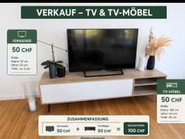 TV-Möbel mit leichten Gebrauchsspuren 166x44x40cm