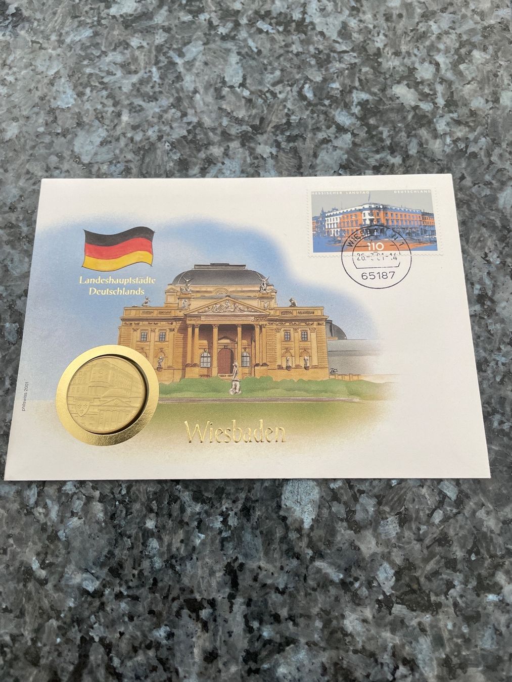 Alle Münzen: Numisbrief Stadt Wiesbaden – Neu (gemäss Beschreibung) aus Schlossrued von Julio25