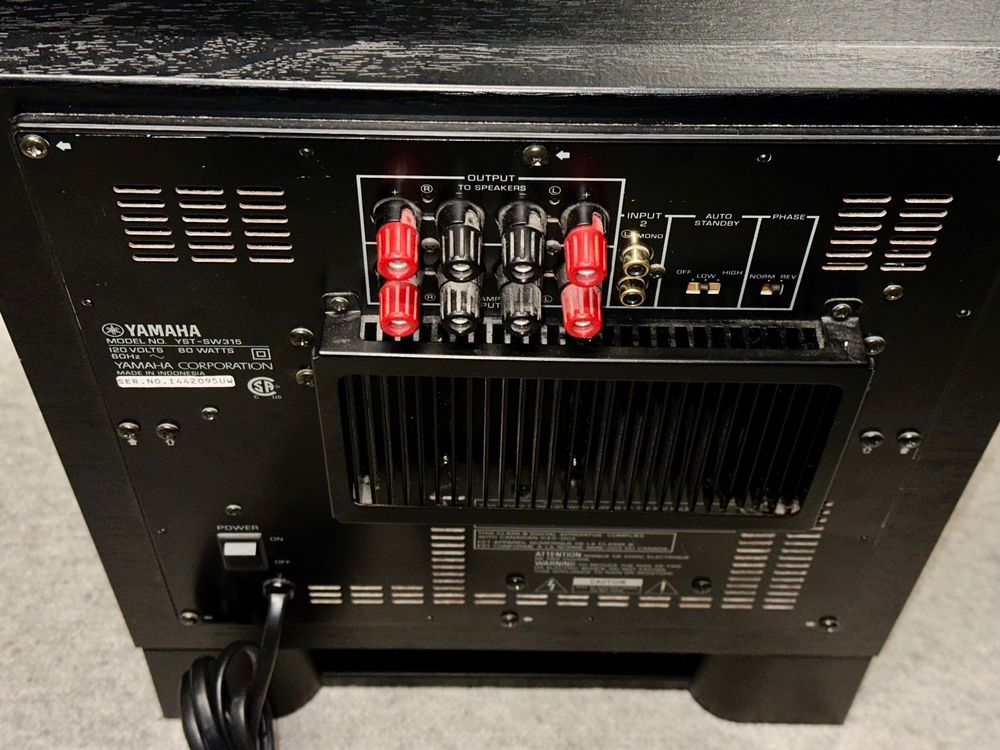Subwoofer Yamaha YSTSW315 120 Volt Acheter sur Ricardo
