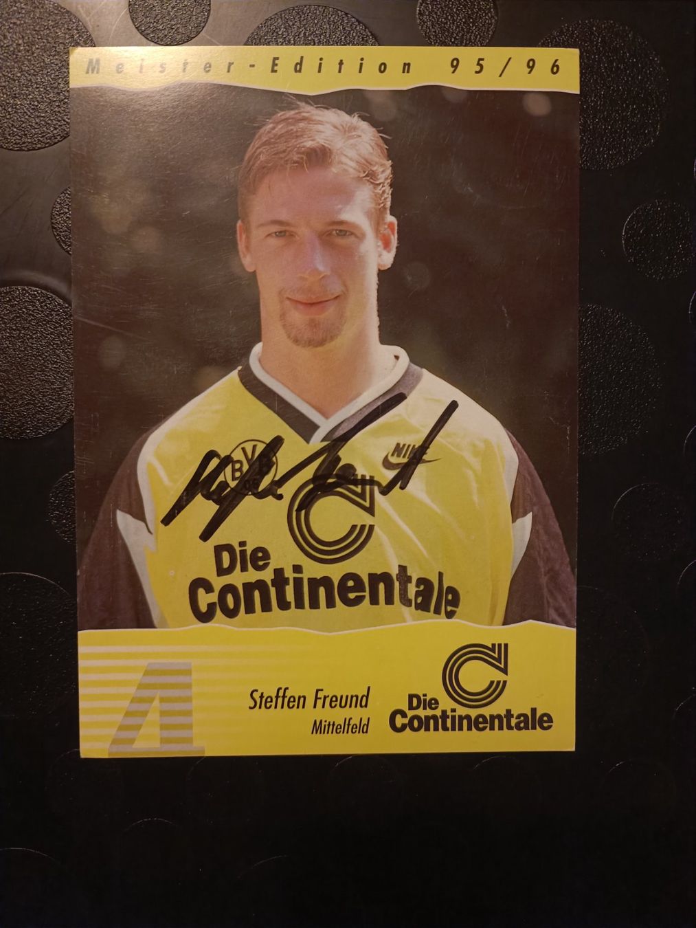 Autografi: Steffen Freund - BVB 95/96- Borussia Dortmund – Usato da Menziken venduto da Artographs