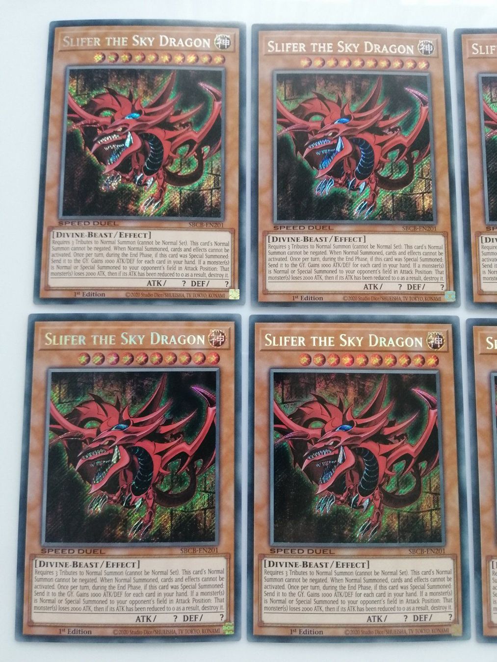Yugioh Carte collezionabili: Slifer the Sky Dragon Secret 1.Edition – Nuovo (secondo la descrizione) da Boswil venduto da ShoppingCenterCity 9
