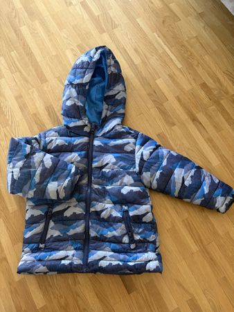 Warme Kinderjacke mit Kapuze –12-24m