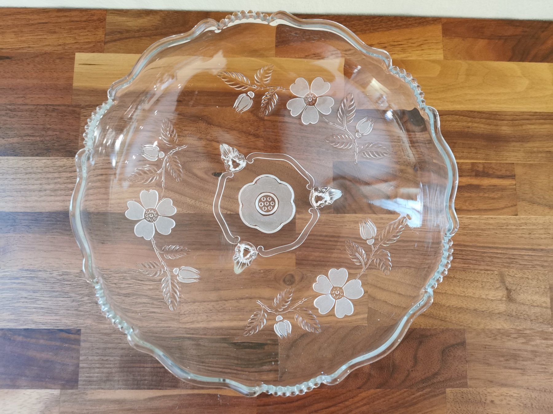 Ciotole: Glas - Schale / Früchteschale / Dekoschale Durchm. 26cm – Usato da Boniswil venduto da Totomat-Lady2 3