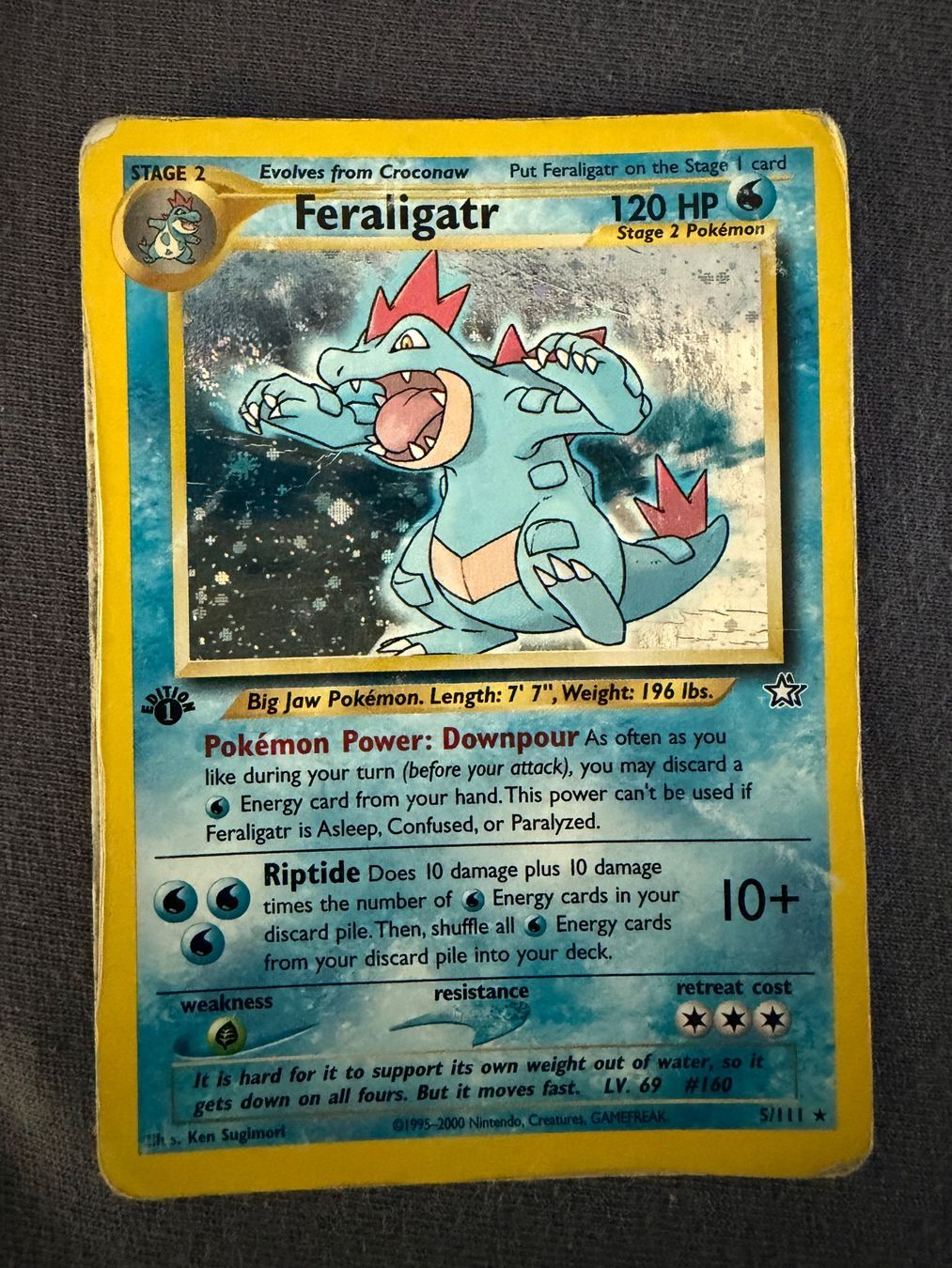 Pokémon Carte collezionabili: Feraligatr 1. Edition Neo Genesis – Usato da Kesswil venduto da tim_t2rm
