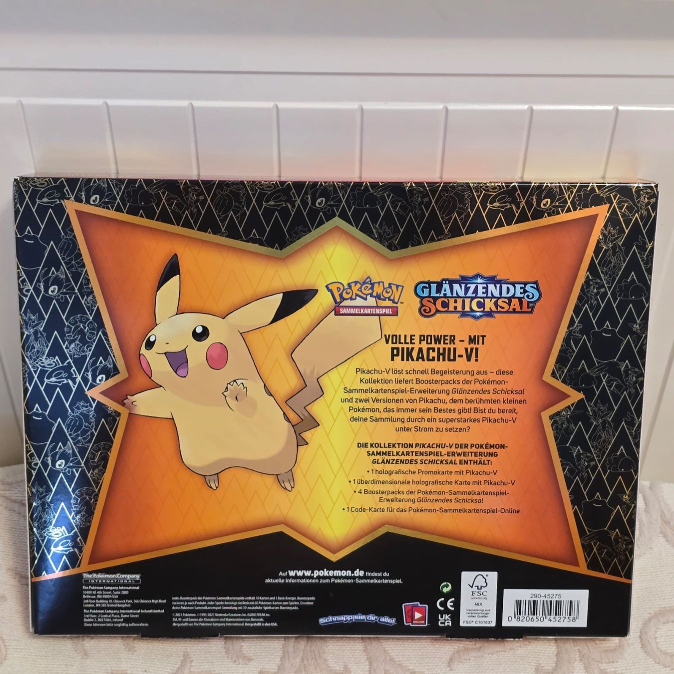 Pokémon Carte collezionabili: Shining Fates: Pikachu V Collection Box Sets – Nuovo e nell'imballaggio originale da Basel venduto da Galia2000 1