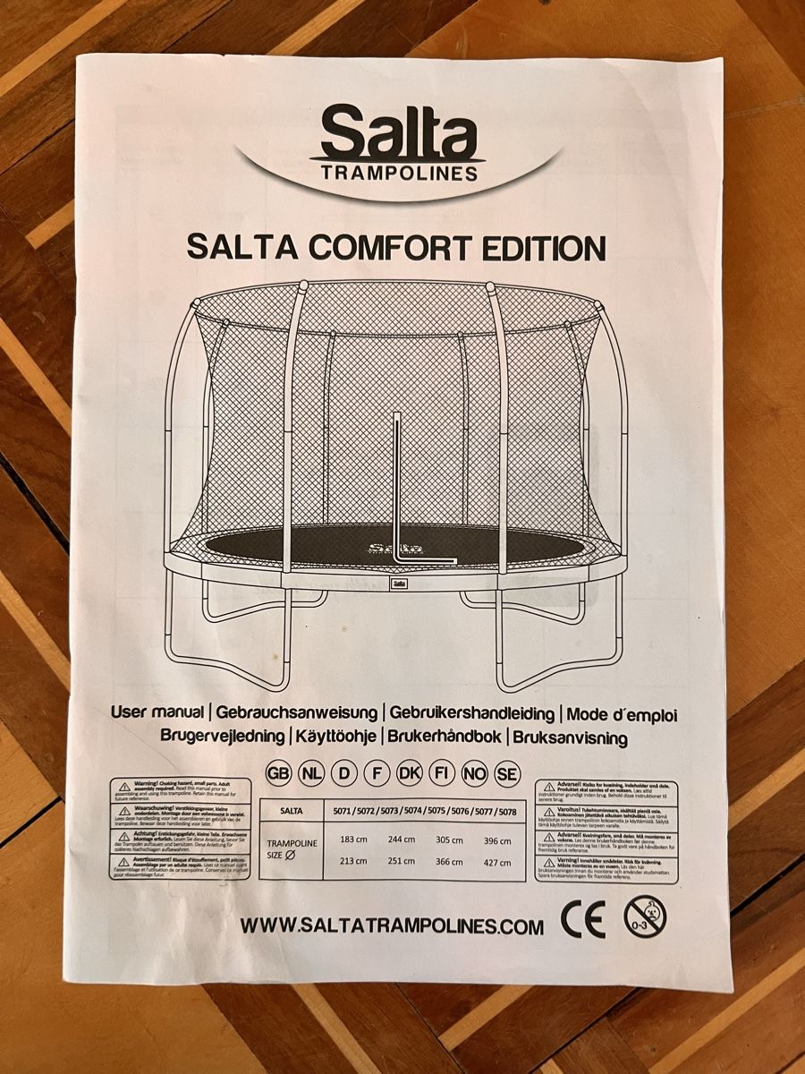 Salta Trampolini: Trampolin Salta Comfort Edition; Gartentrampolin – Usato da St. Gallen venduto da el_Muro 1