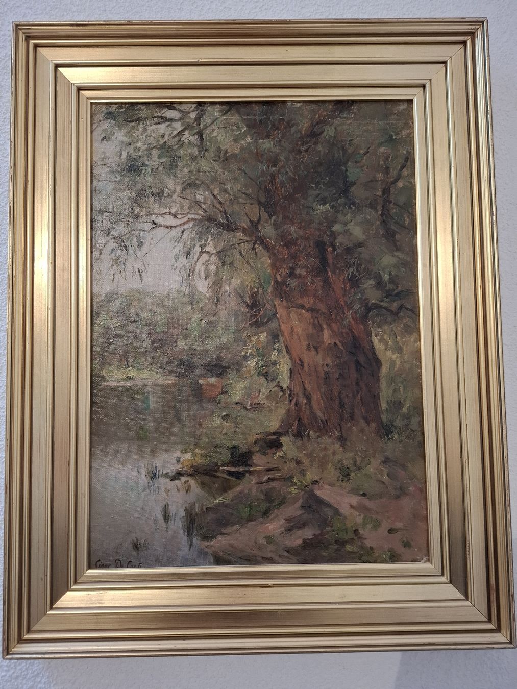 Gemälde: Signiertes Ölgemälde von César de Cock – Gebraucht aus Zürich von Rousseau11 1