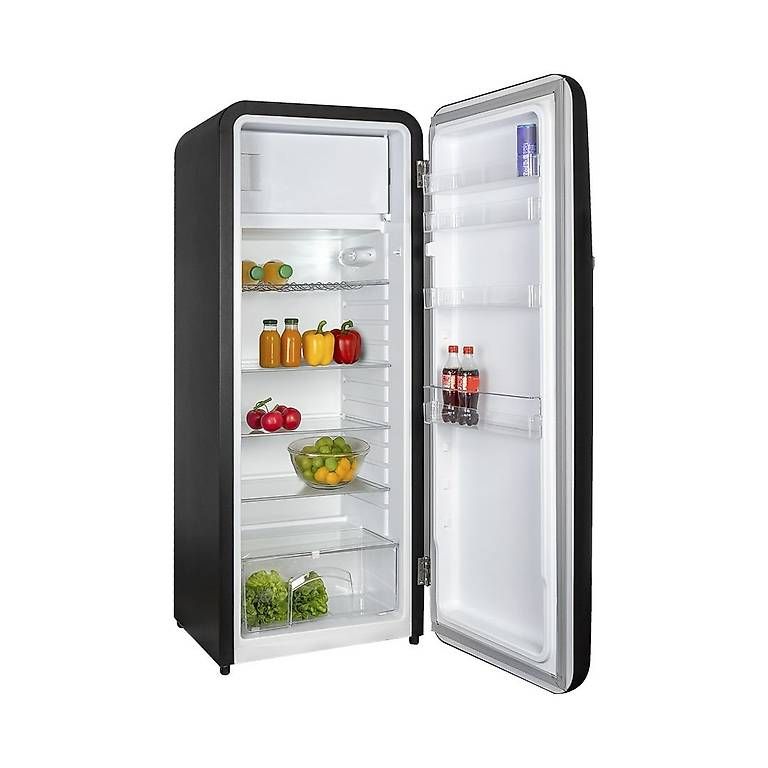 Frigoriferi: Retro Kühlschrank schwarz - 111420 – Nuovo e nell'imballaggio originale da Opfikon venduto da Shoni