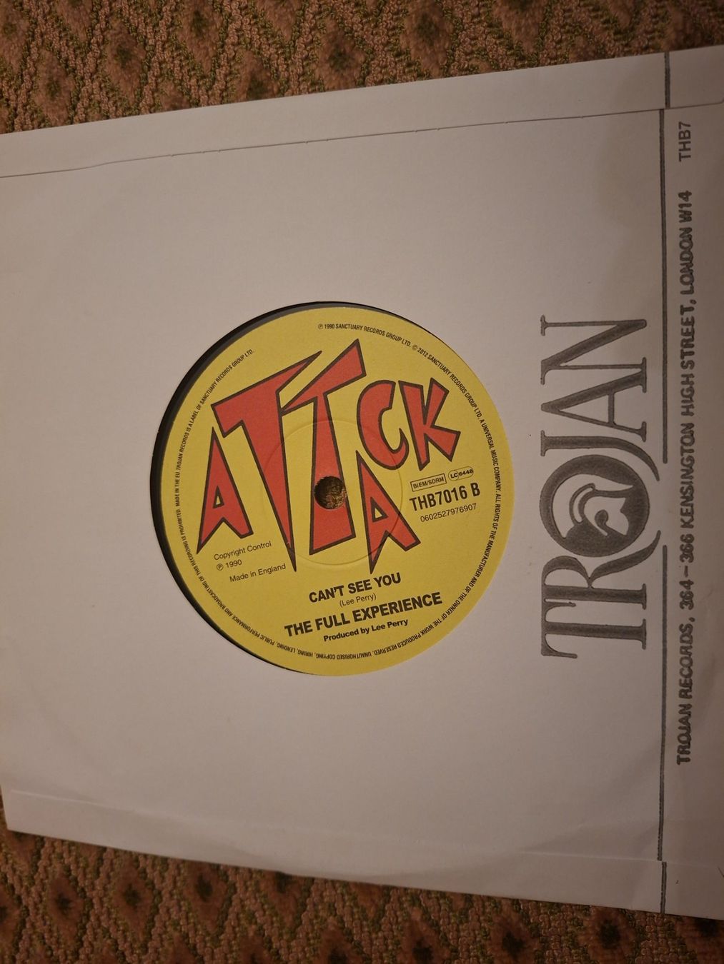 Dischi in vinile: Reggae 7" - Full Experience - Can't See You - Lee Perry – Usato da Bernex venduto da Wannabehasbeen01 1