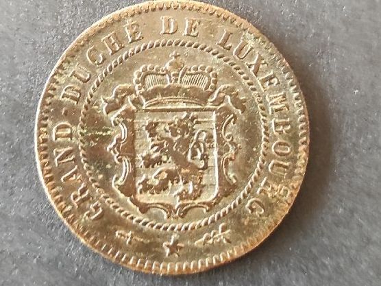 Tutti le monete: 5 centimes de 1854 Luxembourg – Usato da Couvet venduto da lulul 1
