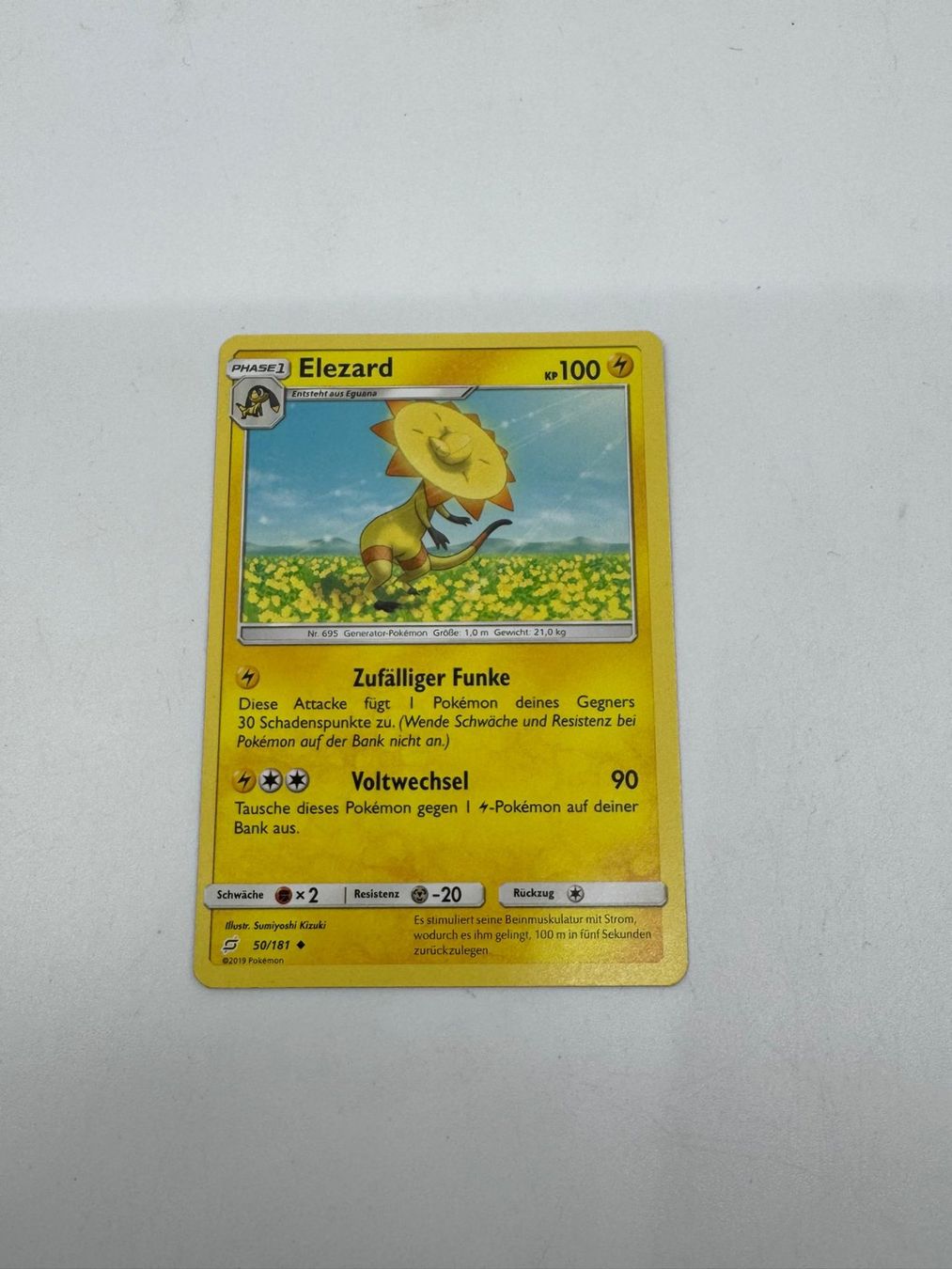 Pokémon Sammelbilder & Trading cards: Pokemon-Karte Elezard 50/181 – Gebraucht aus Herisau von Seyashop1