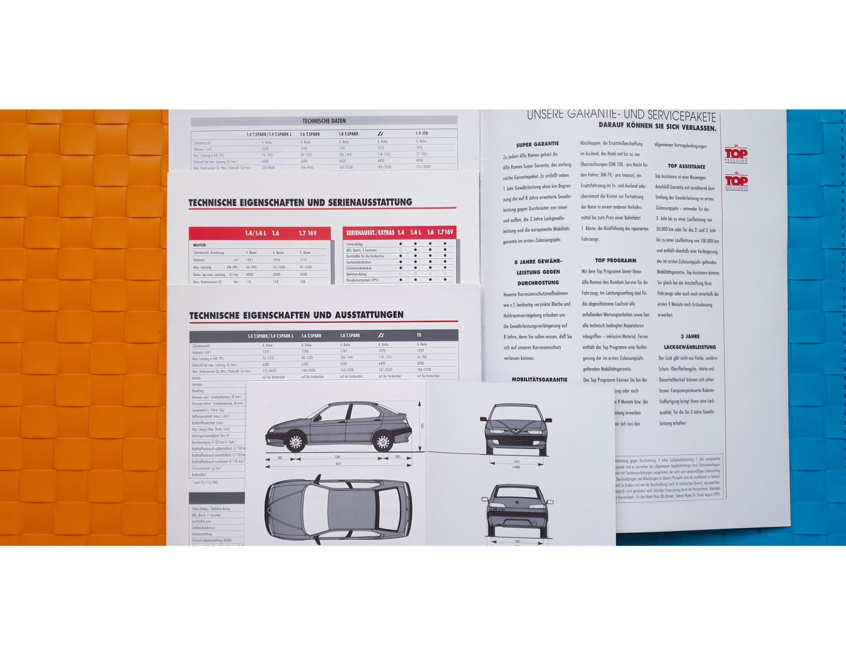 Riviste & Magazine: ALFA ROMEO 146 - Prospekt Konvolut – Usato da Viganello venduto da CARLiteratur 9