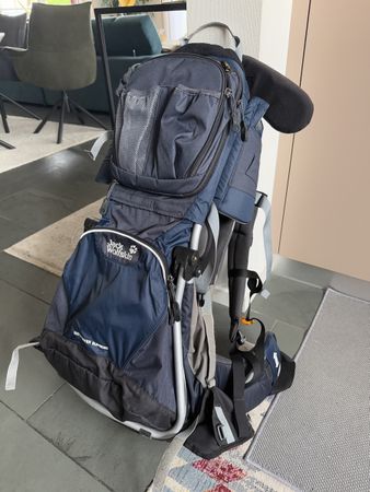 Jack Wolfskin Kindertrage, Top Zustand für Wanderabenteuer!