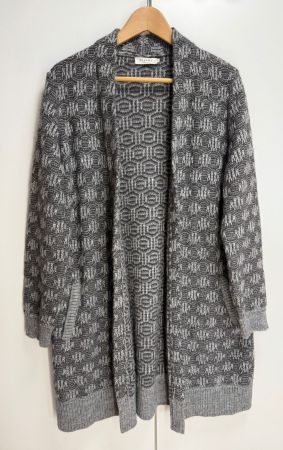 Maerz München Strickjacke Damen Gr. 42 - mit Alpaka & Wolle