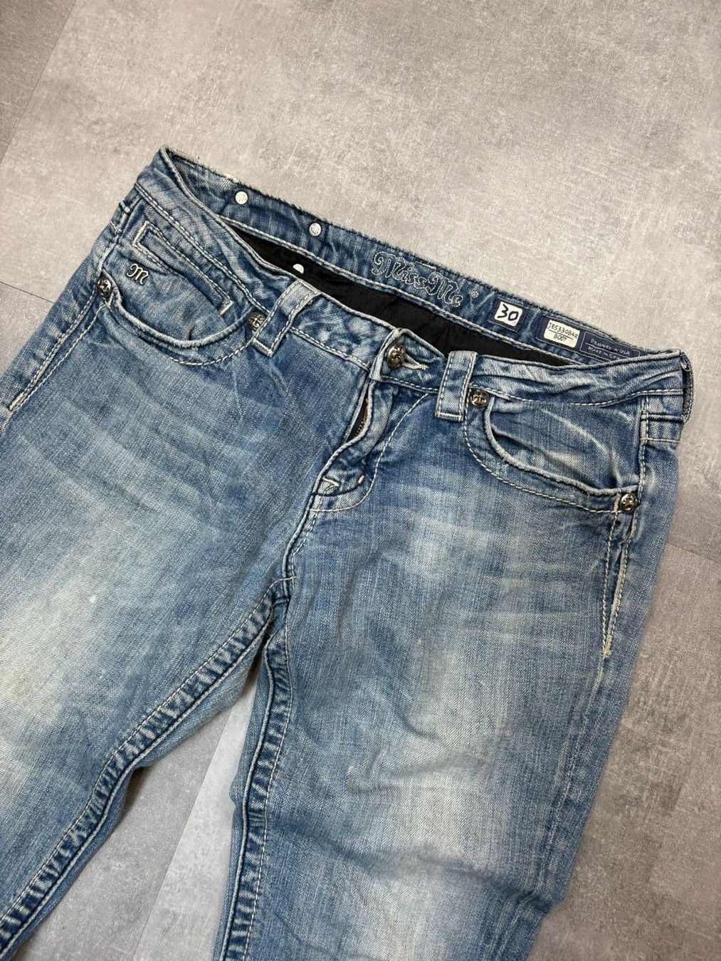 Jeans: Miss Me Bootcut Flared Jeans - Grösse M/30 – Nuovo (secondo la descrizione) da Werdenberg venduto da hase.vintage 3