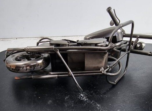 Kit di modellismo & Modellini statici: Schönes Modell Motorrad Töff Metall – Usato da Flums venduto da Flumsantik 6