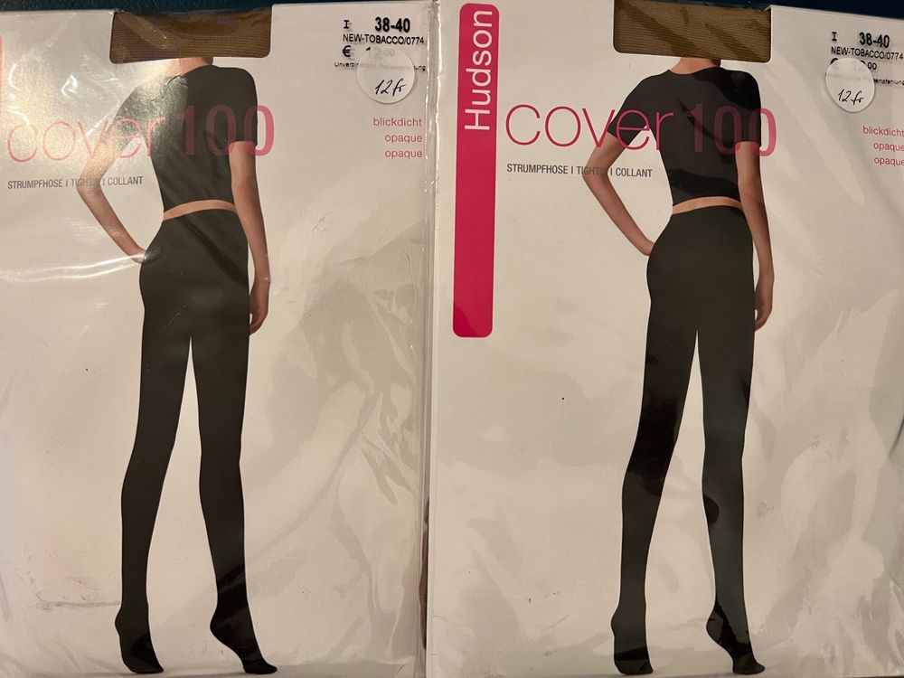 Damen Strumpfhose 100 DEN Blickdicht – Größe M In Dunkelgrau