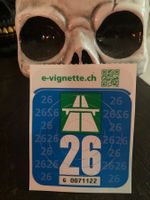 Autobahnvignette Schweiz 2026 unbenutzt