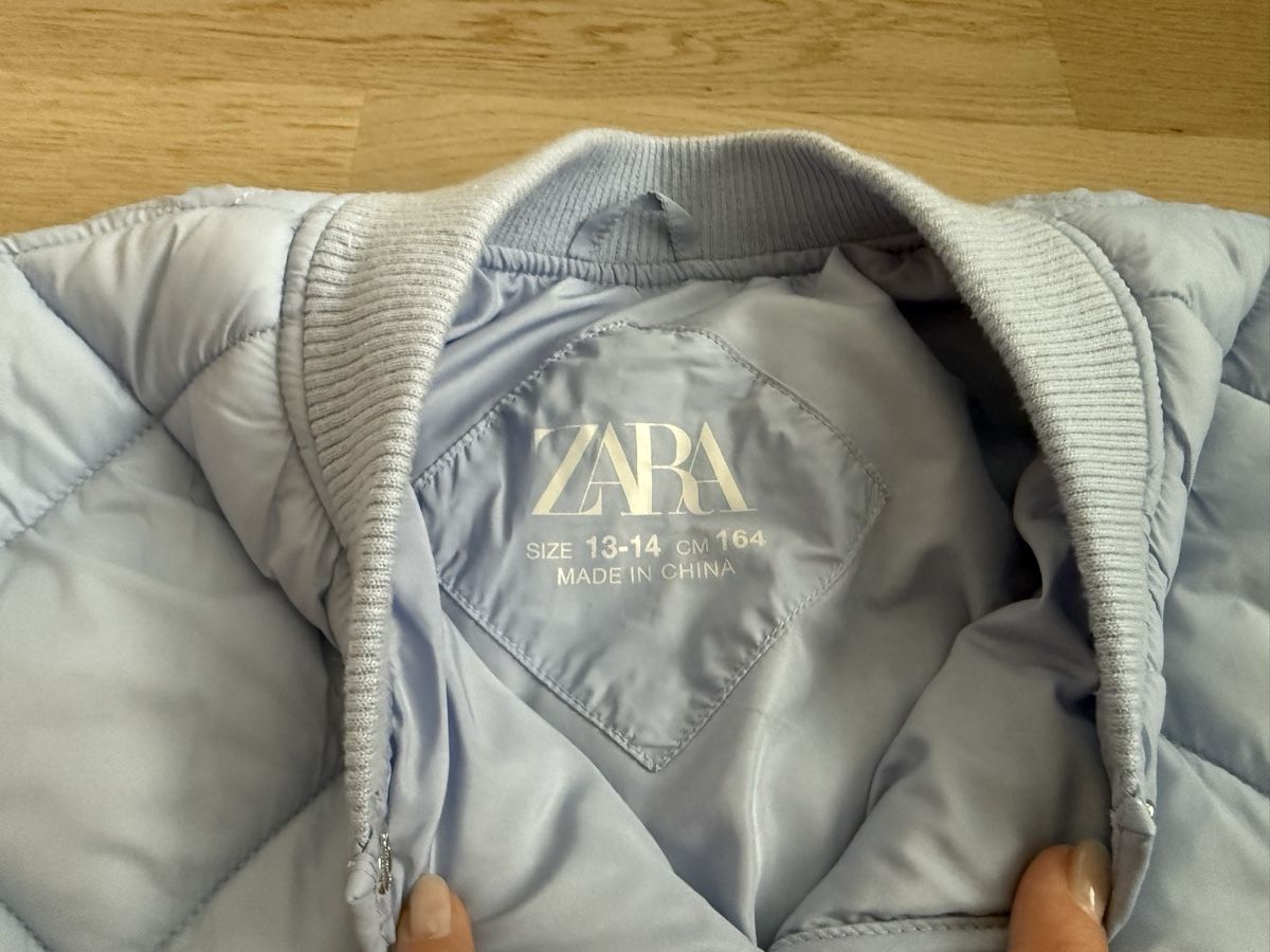Zara Giacche & Cappotti: Zara Steppjacke hellblau, Gr. 164 – Usato da Rubigen venduto da Elmacino 3