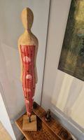 Frauen-Holzskulptur, abstrakte Figur, Handarbeit, Deko Objek